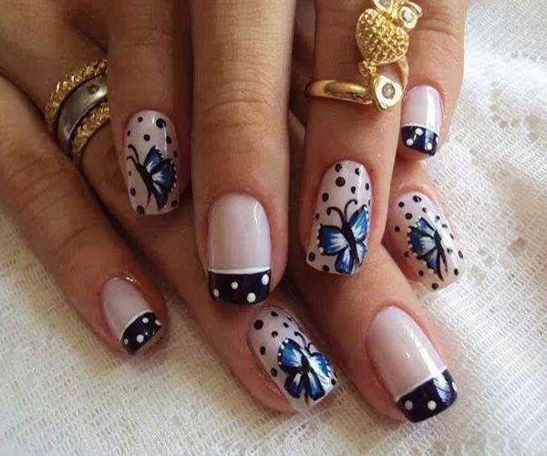 35+ Butterfly Nail Art Ideas