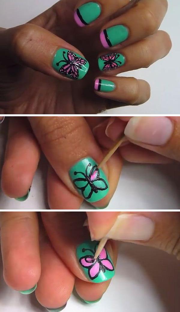 35+ Butterfly Nail Art Ideas