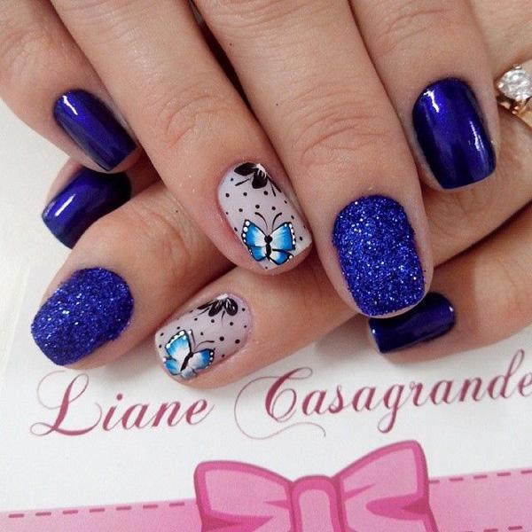 35+ Butterfly Nail Art Ideas