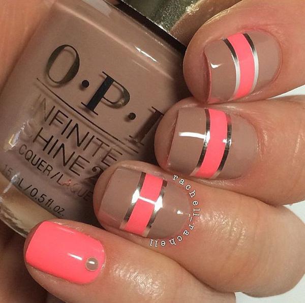 55 Gorgeous Metallic Nail Art Designs