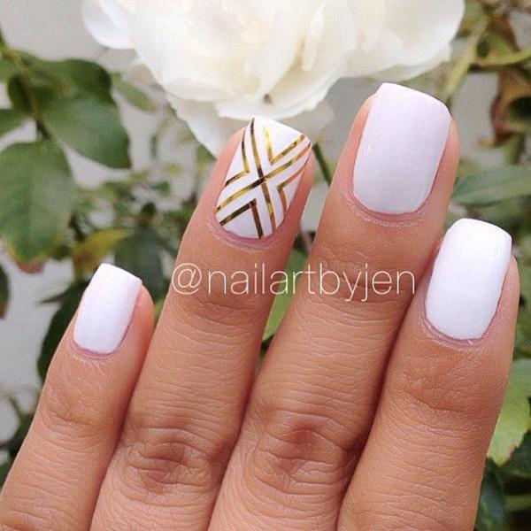 55 Gorgeous Metallic Nail Art Designs