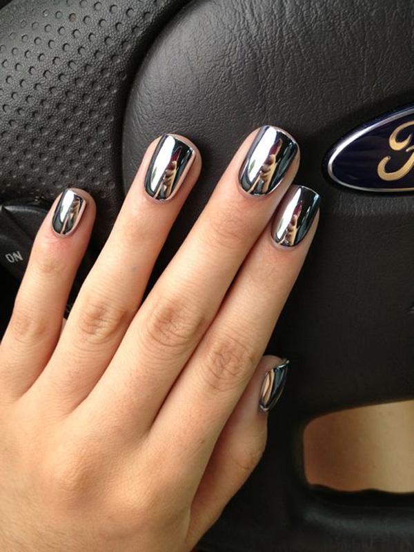 55 Gorgeous Metallic Nail Art Designs