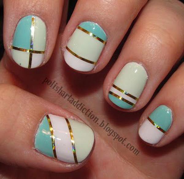 55 Gorgeous Metallic Nail Art Designs