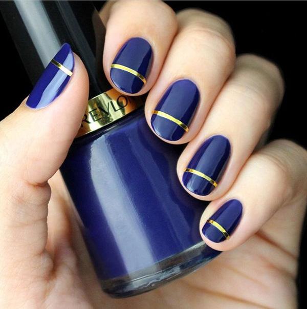 55 Gorgeous Metallic Nail Art Designs