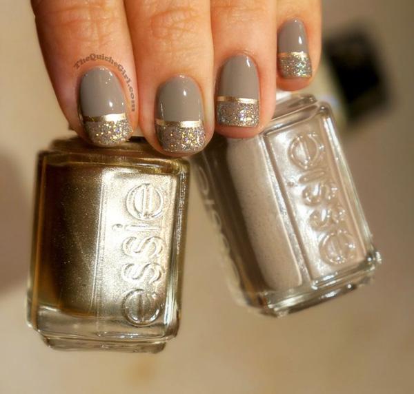 55 Gorgeous Metallic Nail Art Designs