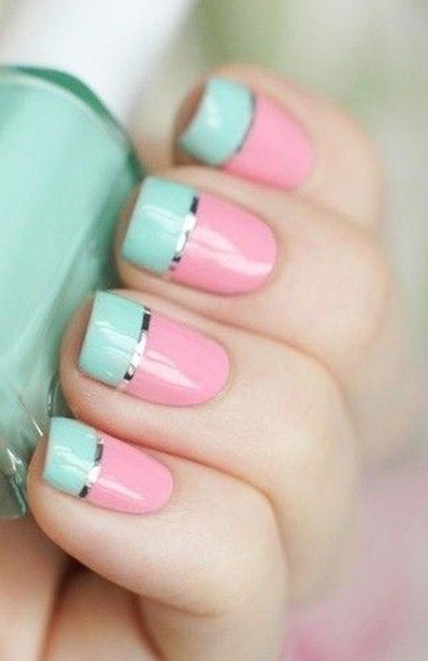 55 Gorgeous Metallic Nail Art Designs