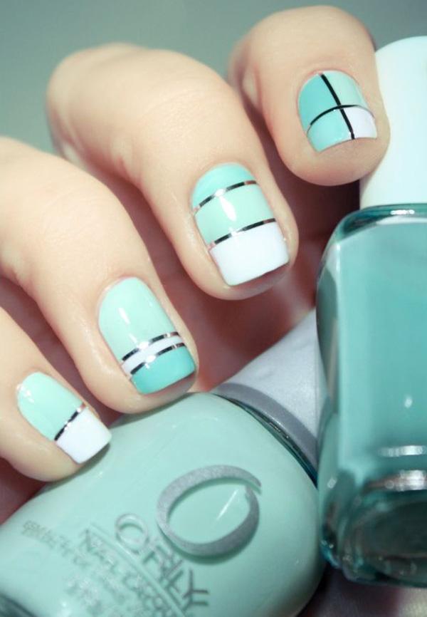 55 Gorgeous Metallic Nail Art Designs