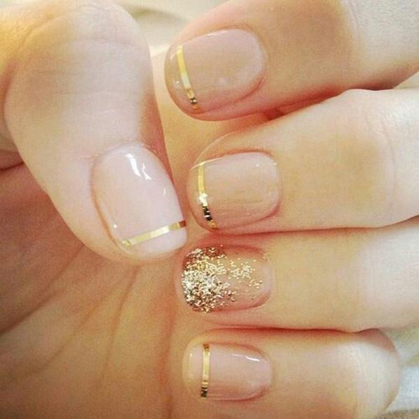 55 Gorgeous Metallic Nail Art Designs