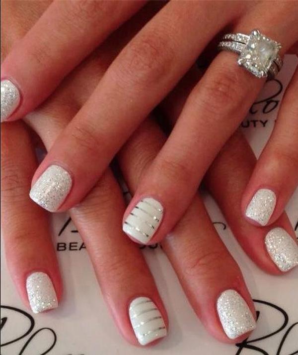 55 Gorgeous Metallic Nail Art Designs