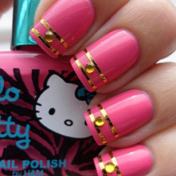 55 Gorgeous Metallic Nail Art Designs