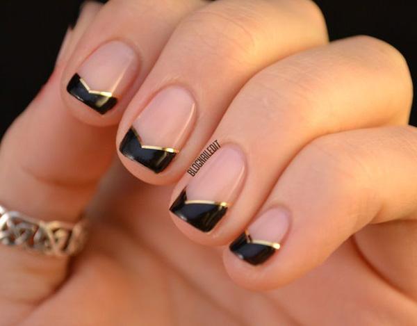 55 Gorgeous Metallic Nail Art Designs