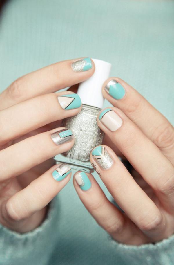 55 Gorgeous Metallic Nail Art Designs