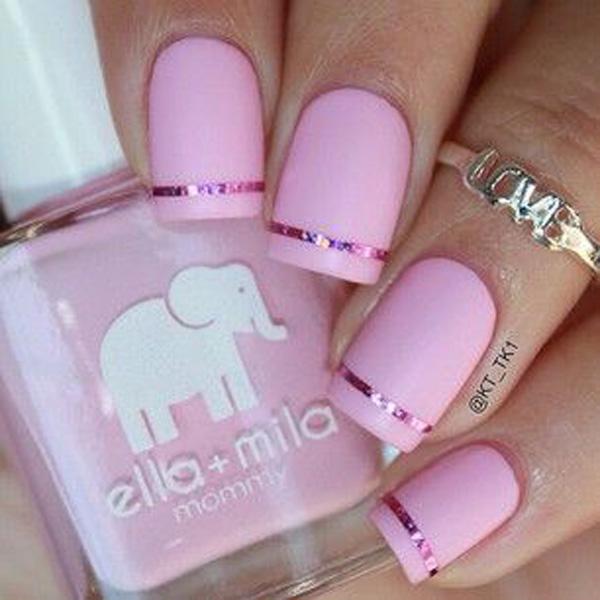 55 Gorgeous Metallic Nail Art Designs