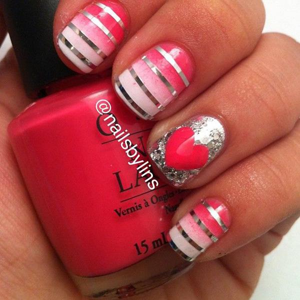 55 Gorgeous Metallic Nail Art Designs