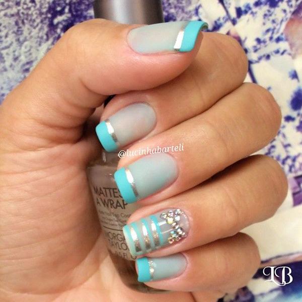 55 Gorgeous Metallic Nail Art Designs