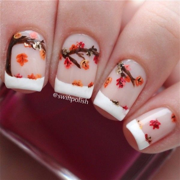 55 Seasonal Fall Nail Art Designs
