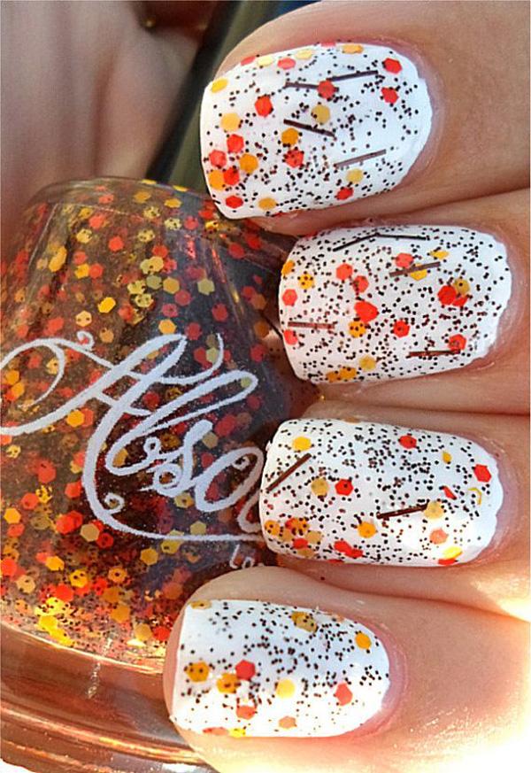 55 Seasonal Fall Nail Art Designs