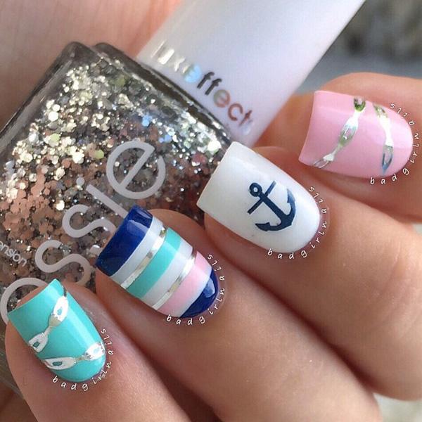 55 Seasonal Fall Nail Art Designs