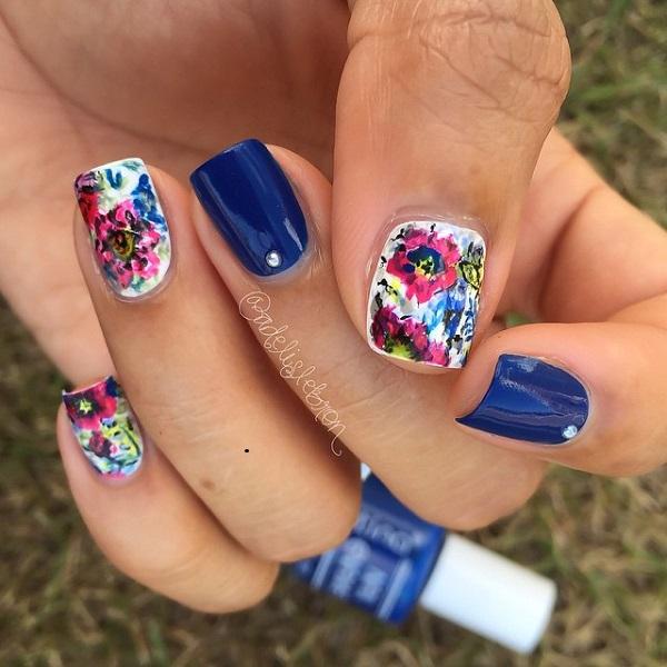 55 Seasonal Fall Nail Art Designs