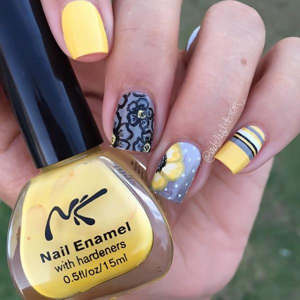 55 Seasonal Fall Nail Art Designs