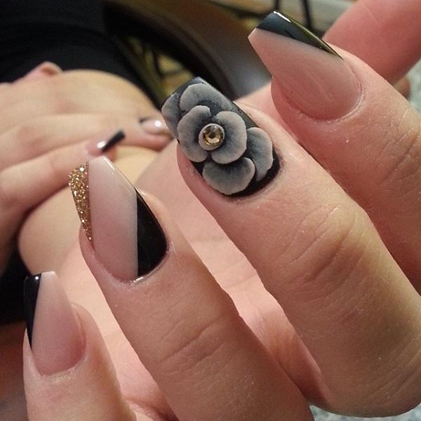 55 Seasonal Fall Nail Art Designs