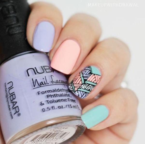 55 Seasonal Fall Nail Art Designs