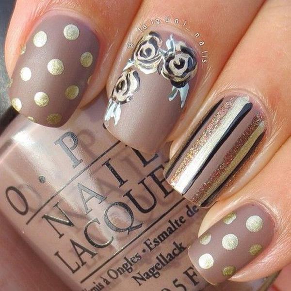 55 Seasonal Fall Nail Art Designs