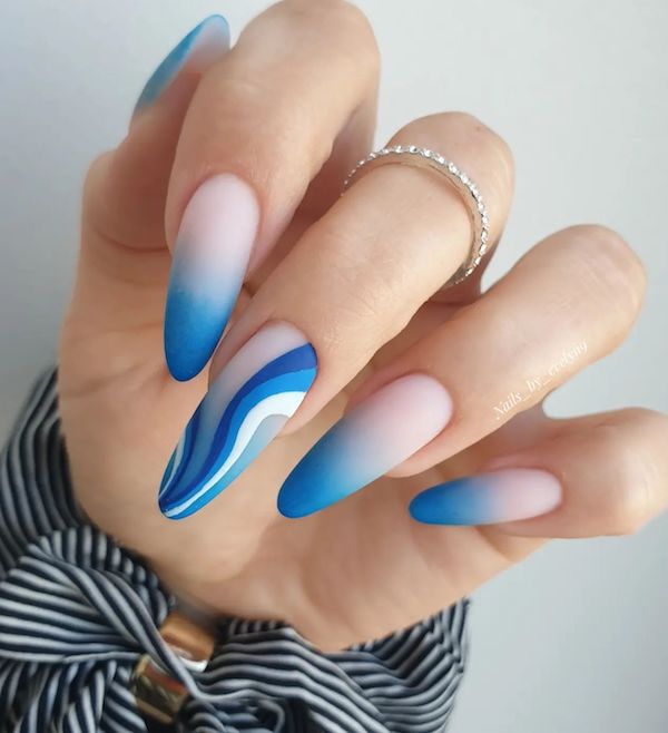 40+ Fabulous Gradient Nail Art Designs