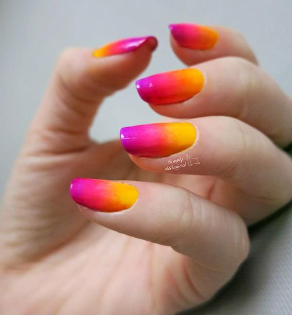 40+ Fabulous Gradient Nail Art Designs