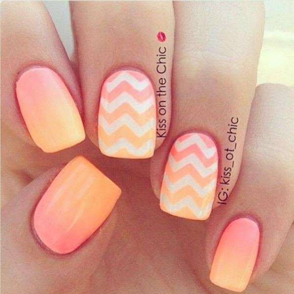 40+ Fabulous Gradient Nail Art Designs