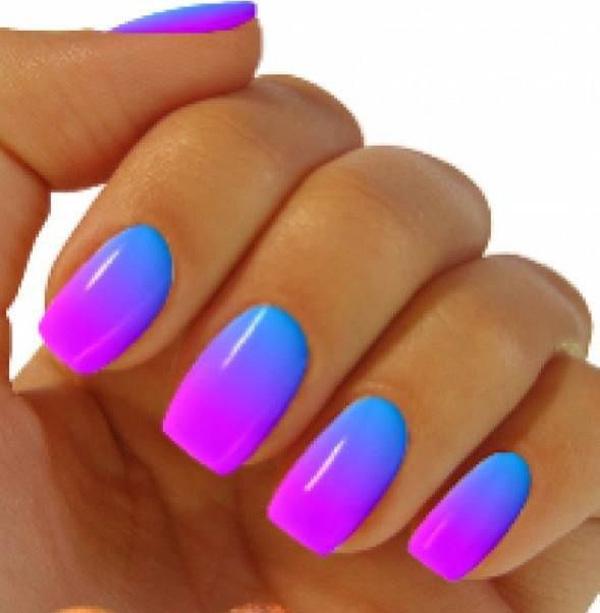 40+ Fabulous Gradient Nail Art Designs