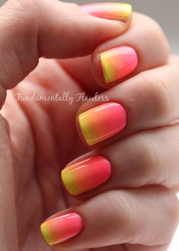 40+ Fabulous Gradient Nail Art Designs