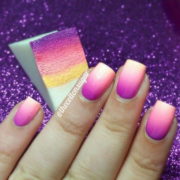 40+ Fabulous Gradient Nail Art Designs