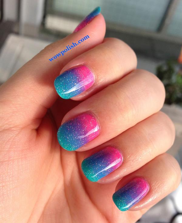 40+ Fabulous Gradient Nail Art Designs