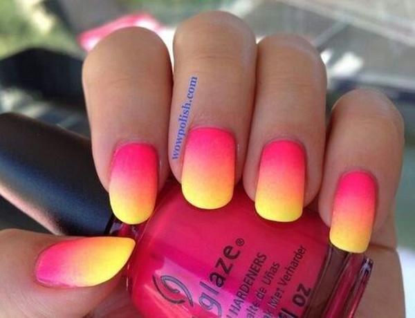 40+ Fabulous Gradient Nail Art Designs
