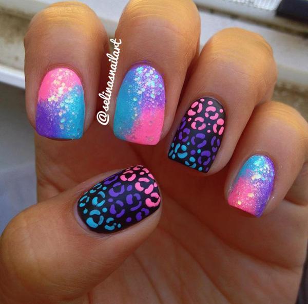 40+ Fabulous Gradient Nail Art Designs