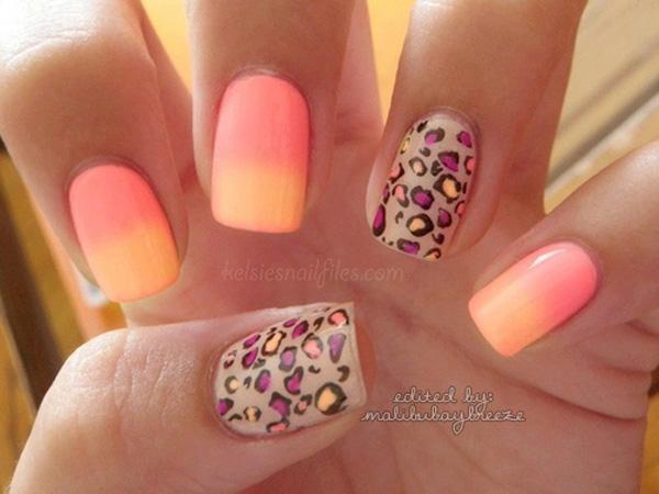 40+ Fabulous Gradient Nail Art Designs