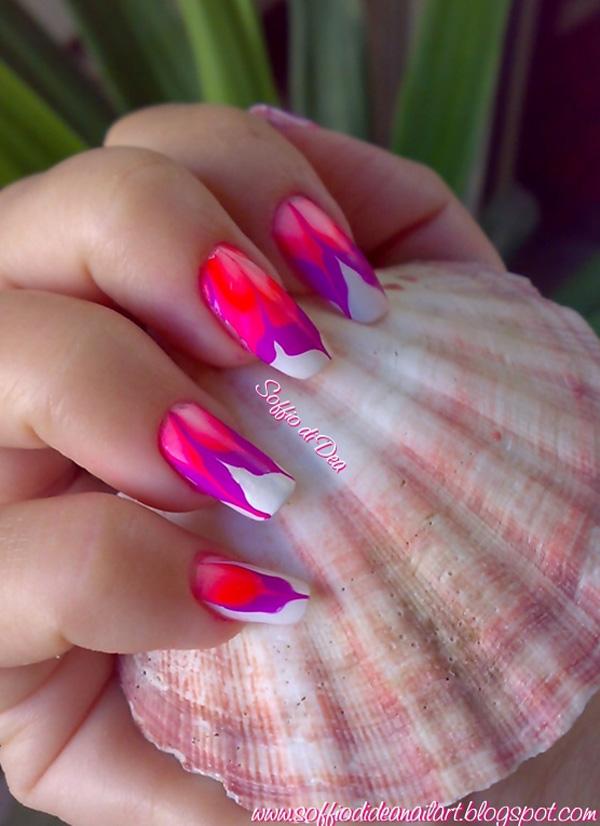 35 Water Marble Nail Art Designs