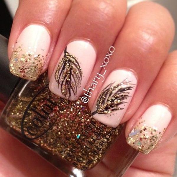 60 Glitter Nail Art Designs