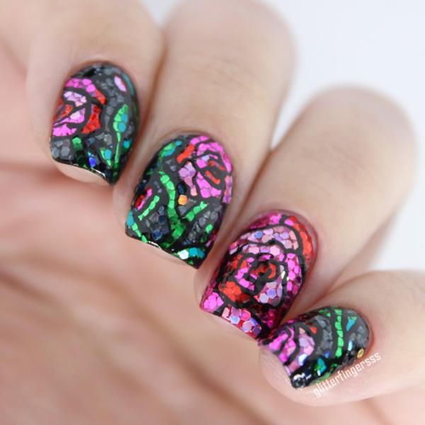 60 Glitter Nail Art Designs