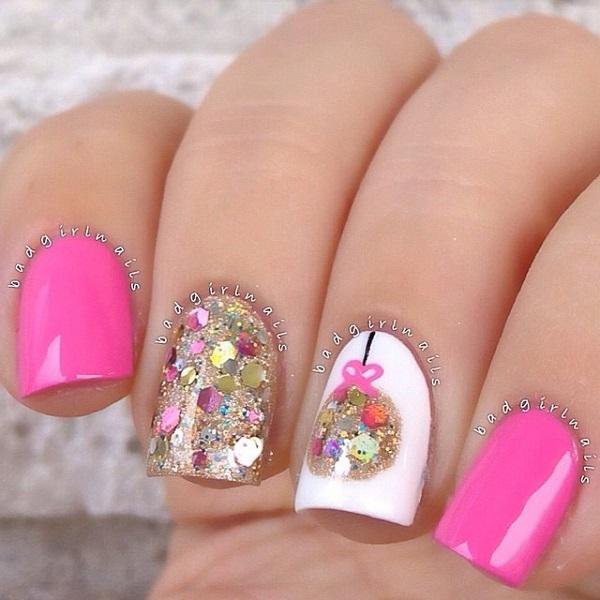 60 Glitter Nail Art Designs