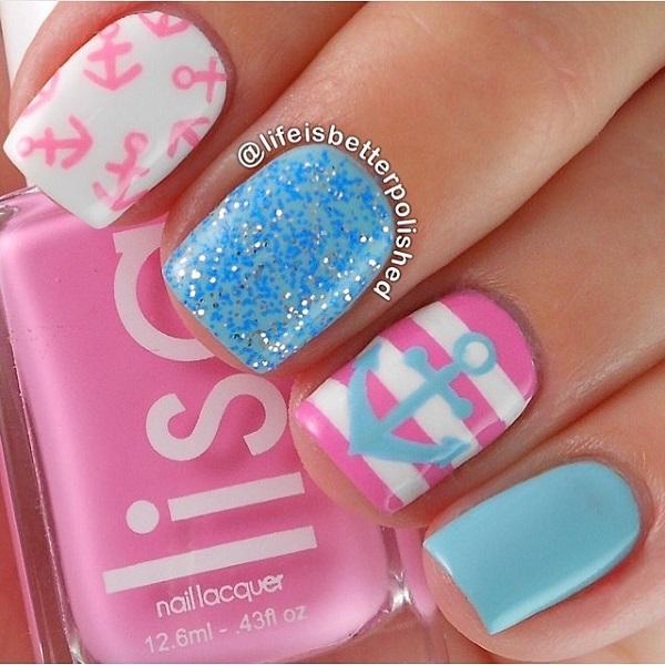 60 Glitter Nail Art Designs