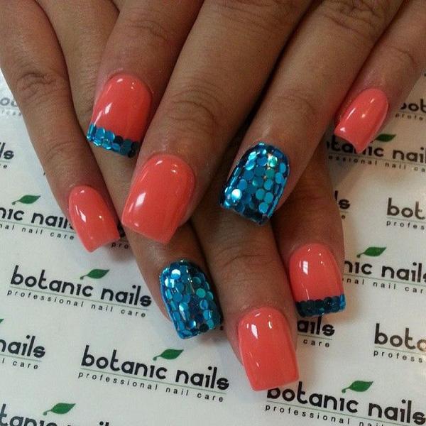 60 Glitter Nail Art Designs