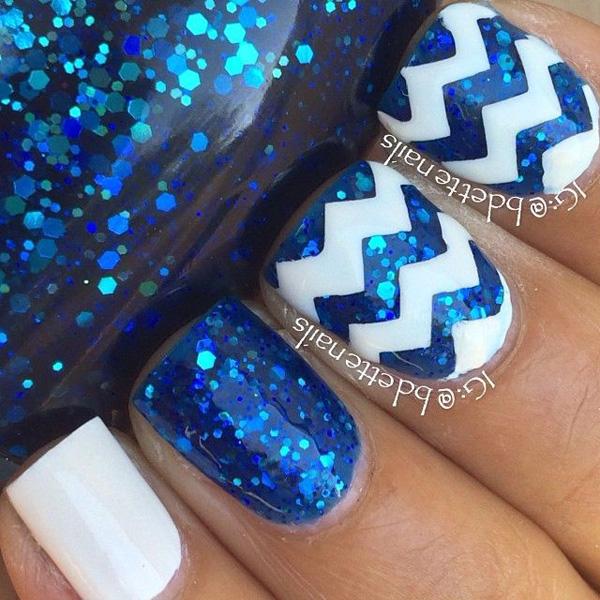 60 Glitter Nail Art Designs