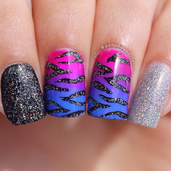 60 Glitter Nail Art Designs