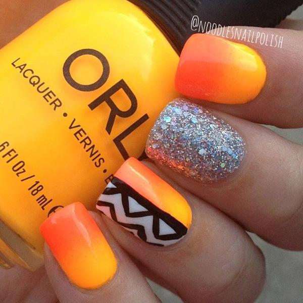 60 Glitter Nail Art Designs