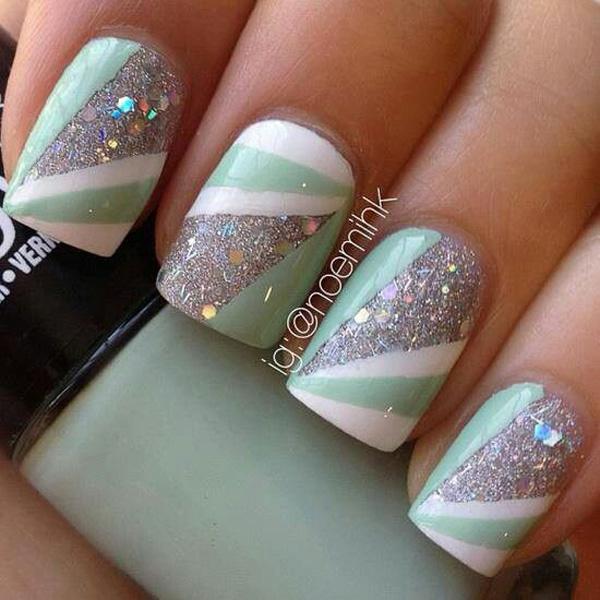 60 Glitter Nail Art Designs