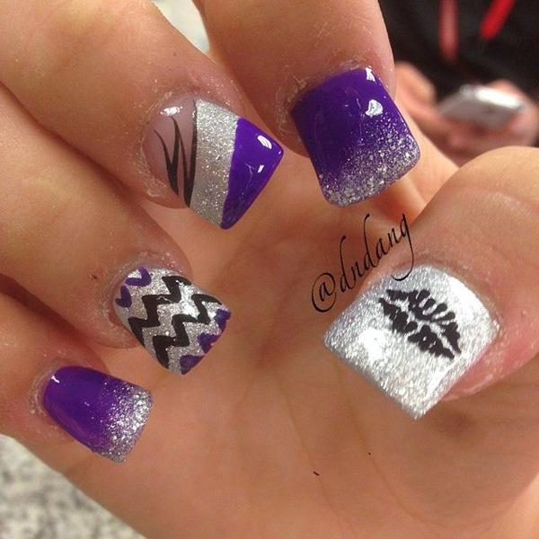 60 Glitter Nail Art Designs