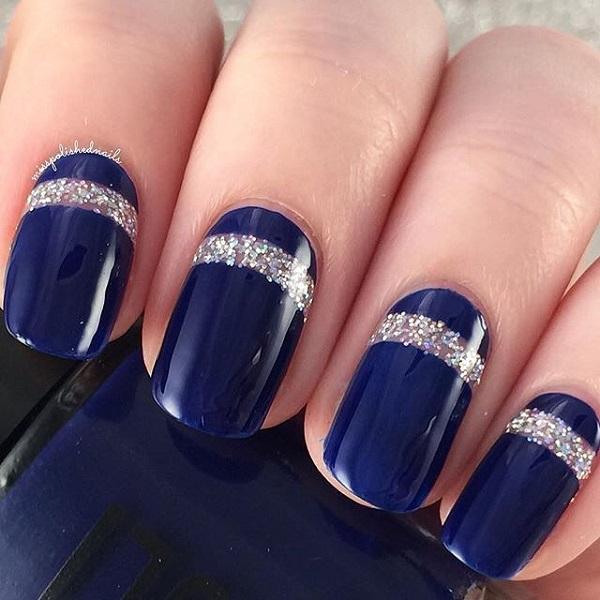50 Blue Nail Art Designs