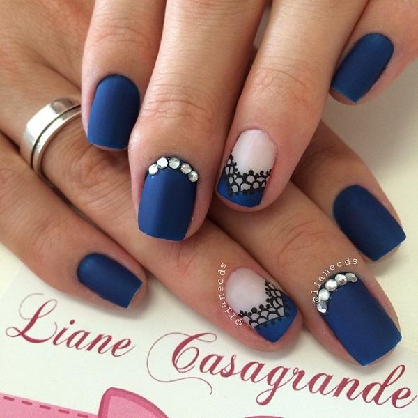 50 Blue Nail Art Designs